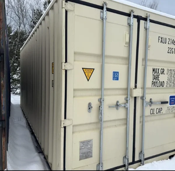 20 x 8 x 8.5 New Beige Shipping / Storage Container